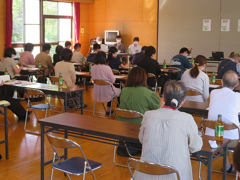 山形・酒田こもれび　障がい者・生活困窮者就職発表会　就労している元利用者が経験紹介